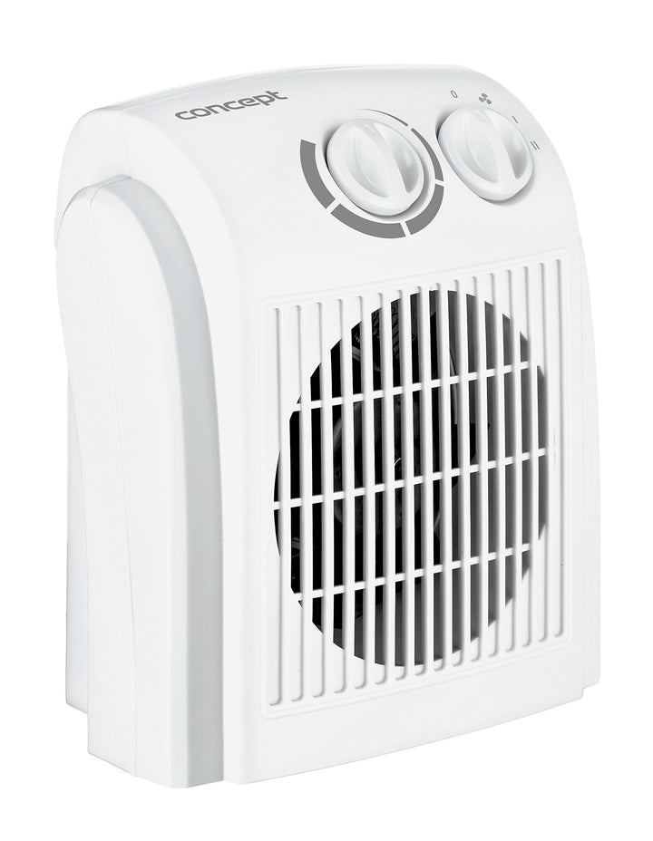 CONCEPT Hausgeräte VT7010 Heizlüfter, 1500 W, Weiss, Weiss
