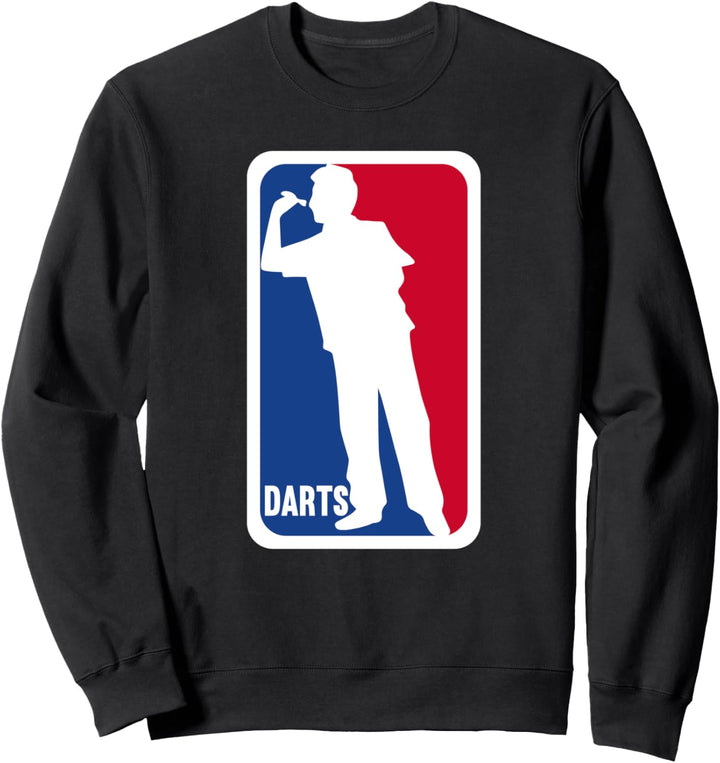 Dartscheibe Dartboard Bullseye Dartplayer Logo Sweatshirt