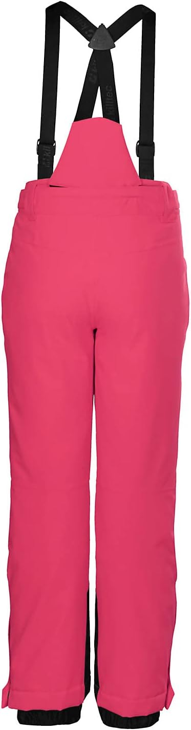Killtec Mädchen Skihose/Funktionshose mit abzippbarem Latz, Schneefang und Kantenschutz Ksw 77 Grls