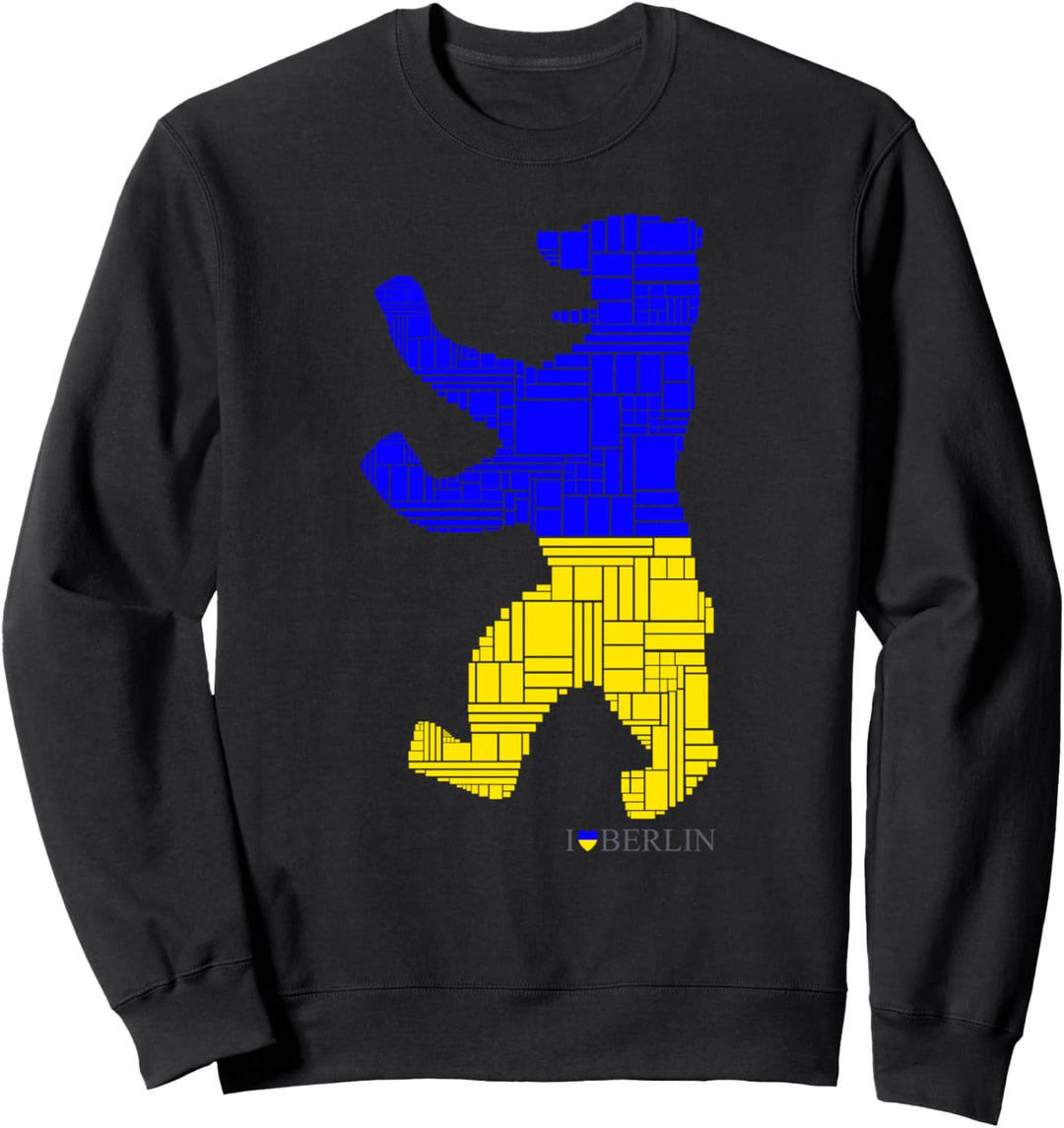 Berliner Souvenirs - Berliner Bär - I Love Ukraine Sweatshirt