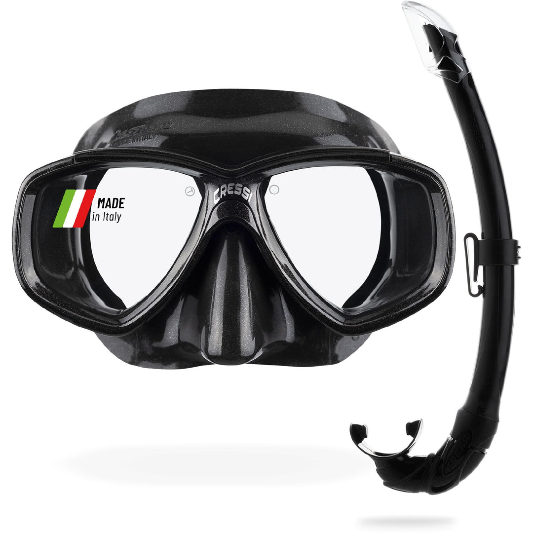 Cressi Perla - Unisex Erwachsene Schnorchelmaske oder Schnorchelset Perla Maske + Schnorchel Mexico,