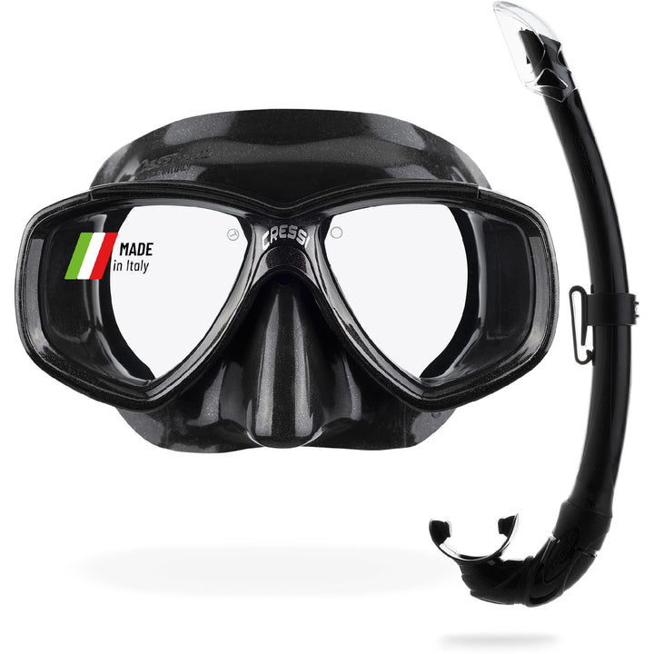 Cressi Perla - Unisex Erwachsene Schnorchelmaske oder Schnorchelset Perla Maske + Schnorchel Mexico,