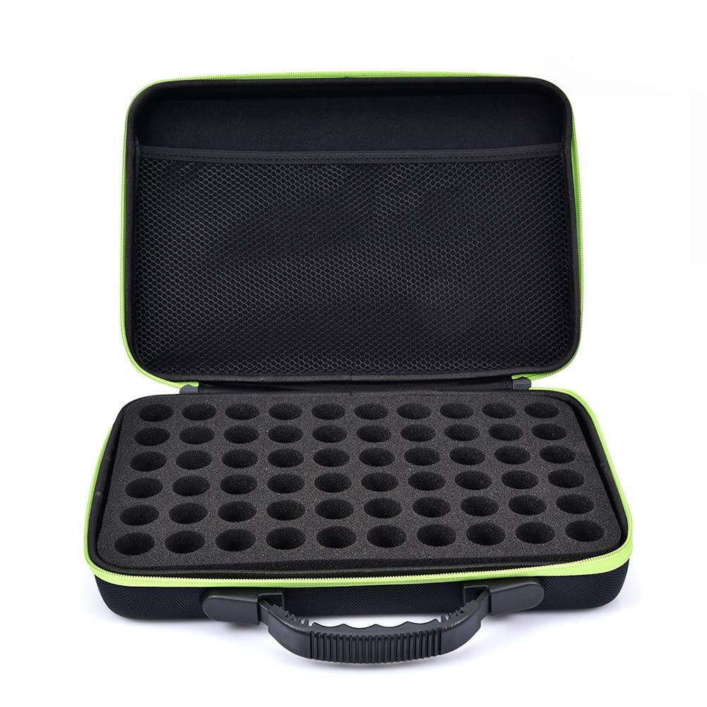 Ätherisches Öl Tragetasche, Aufbewahrungsbox für 60 Flaschen 10ml 15ml Ätherisches Öl Nagellack Arom
