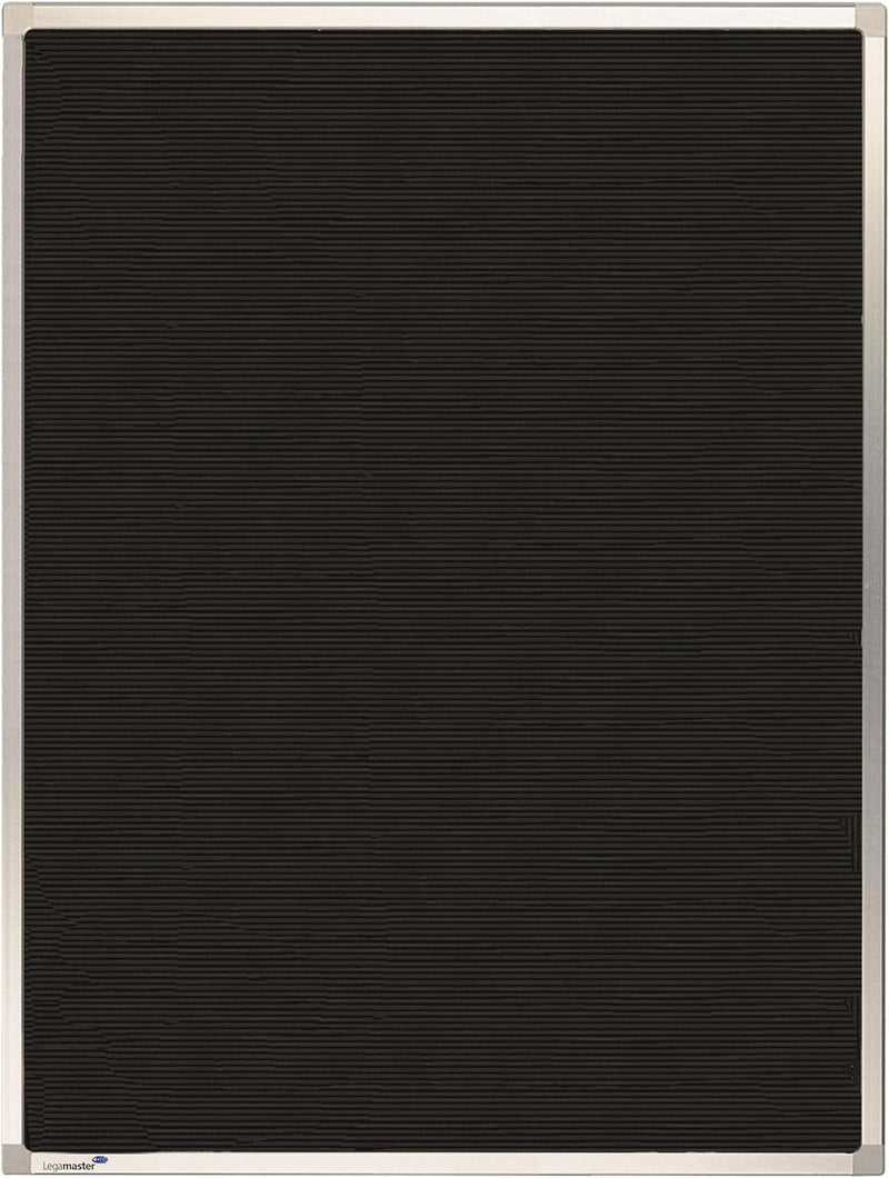 Legamaster PREMIUM Rillentafel 40x30cm - hochwertiges Letterboard - schwarze Tafeloberfläche mit Gum