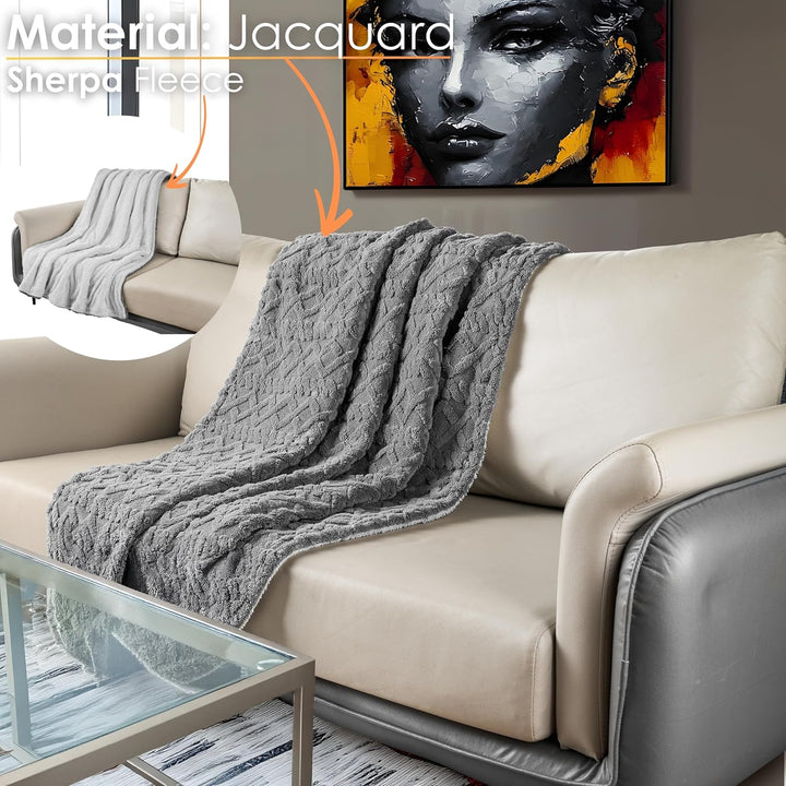 Heizdecke mit Abschaltautomatik Kuschelheizdecke 180x130cm elektrische Wärmedecke Kuscheldecke Bett