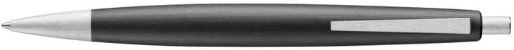 Lamy 2000 Kugelschreiber black aus schwarzem Polycarbonat und Edelstahl, inkl. Grossraummine M 16 M