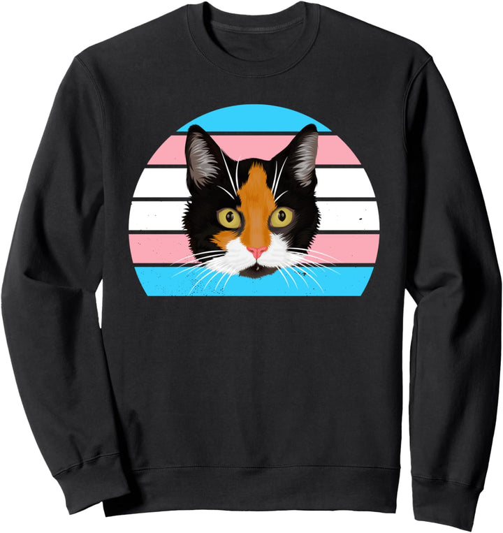 Transgender Cat Transgender Pride Sweatshirt
