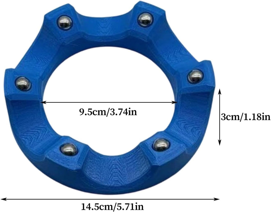Generisch 360 Degree Rotating Bowling Ball Spinner - Pp & Steel Stand | Multi-Angle Non-Slip Grip Ho