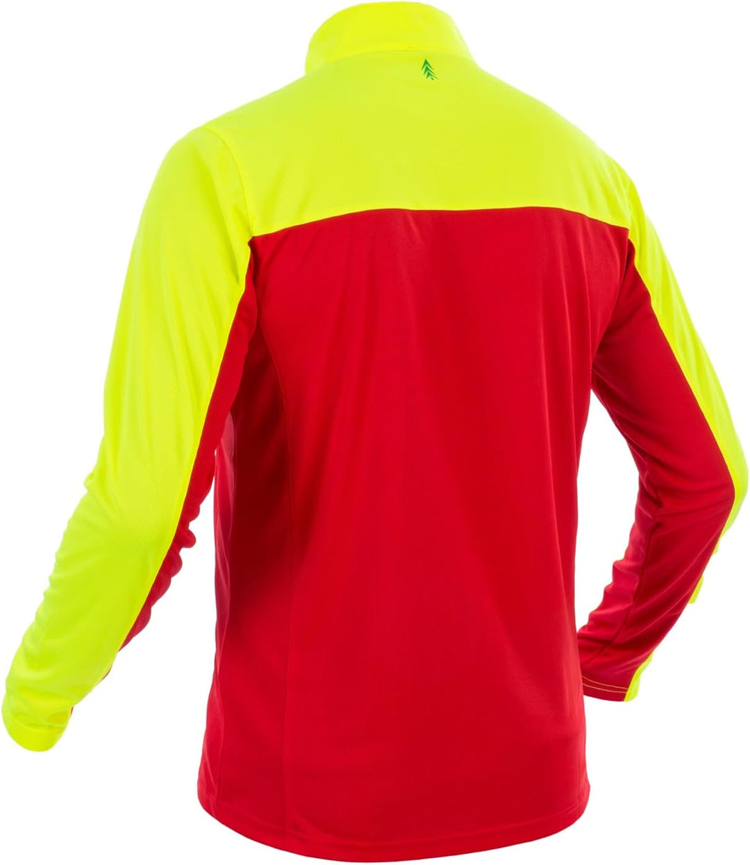 Forst-Extrem Beginner 2.0 Funktionsshirt Shirt für die Forstarbeit Langarm Rot-gelb M, Langarm Rot-g