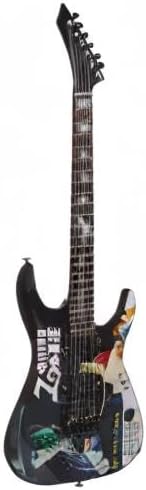 Axman Kirk Hammet Miniatur-Gitarren-Nachbildung – Musikgeschenke – handgefertigte Ornamente im Masss