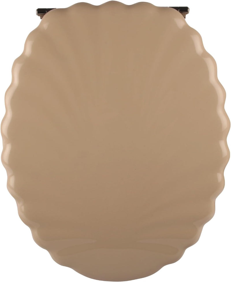 Sanitop-Wingenroth WC-Sitz Ancona in Muschelform, 1 Stück, beige, 21852 8 Beige | Muschelform, Beige