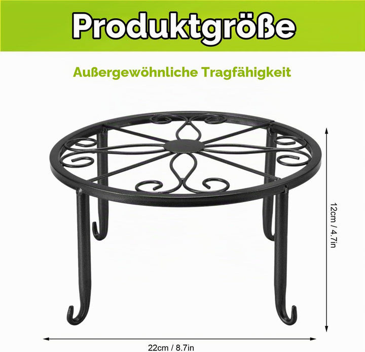 Metall Pflanzenständer, Innen und Aussen Pflanzgefässe Blumentöpfe Heavy Duty Halter, Einschichtiger