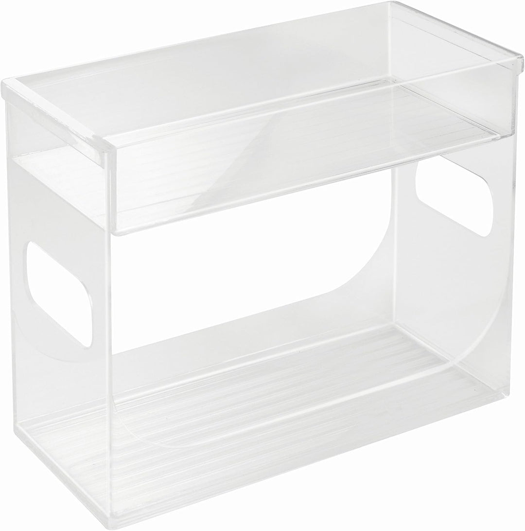 iDesign 68530EU Schrank-Boxen Gewürzregal, 25,75 cm x 11,75 cm x 21,75 cm, durchsichtig, 25,75 cm x