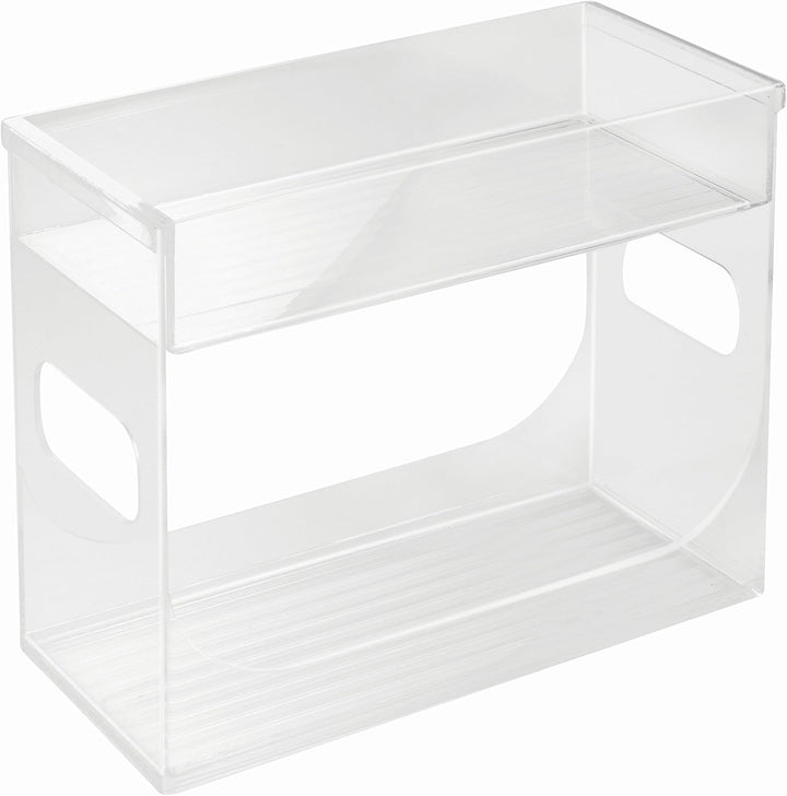 iDesign 68530EU Schrank-Boxen Gewürzregal, 25,75 cm x 11,75 cm x 21,75 cm, durchsichtig, 25,75 cm x