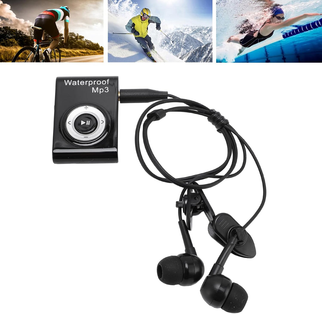 Sxhlseller IPX8 wasserdichte MP3 Player für Schwimmen und Sport, 8 GB Unterwasser Audio-Player mit K