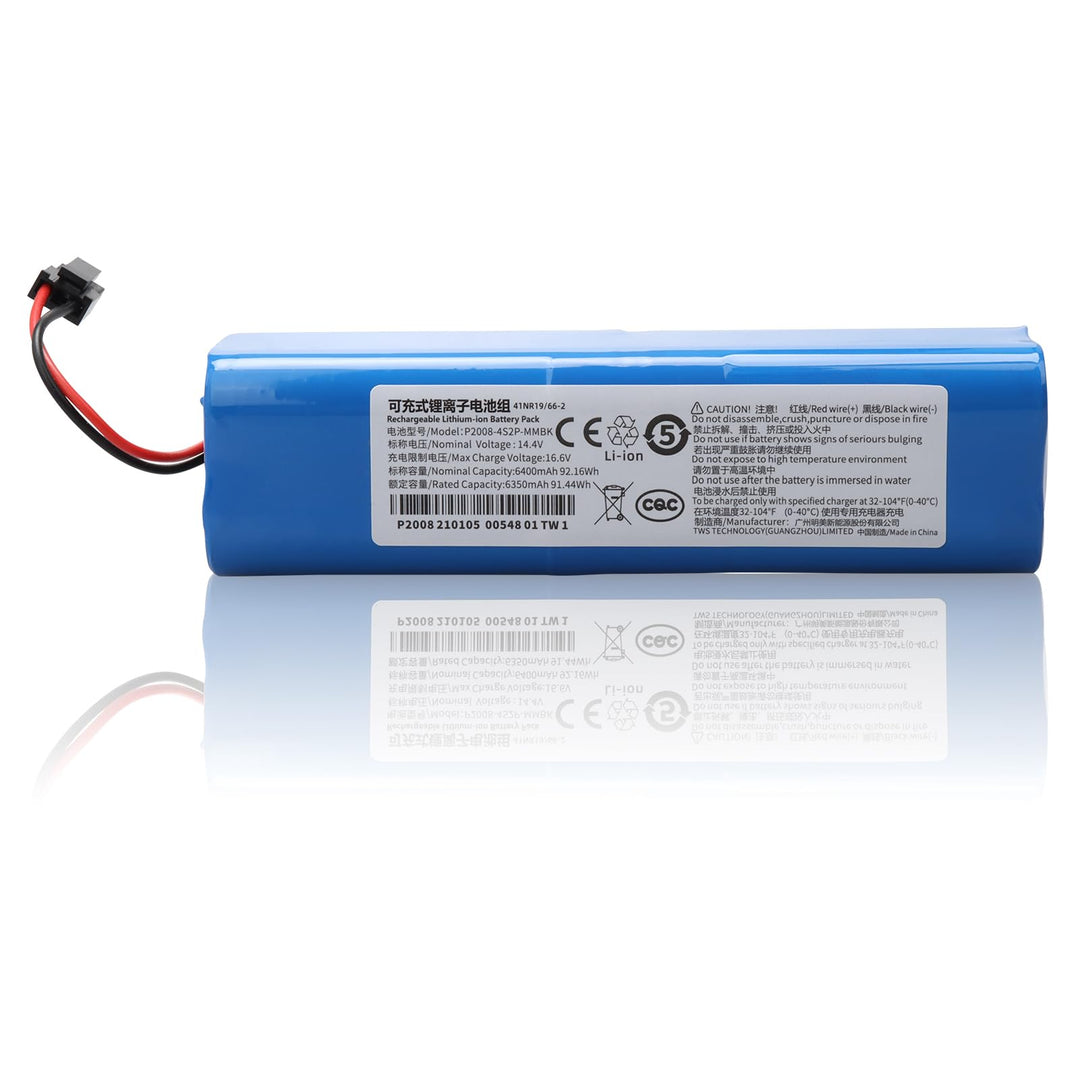 6400mAh Ersatzakku, Kompatibel mit Eufy RoboVac X8, RoboVac X8 T226X, RoboVac X8 Pro, RoboVac X8 Pro