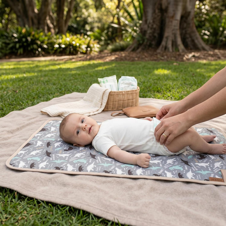 Hamur Home Tragbare Wickelunterlage Wasserdichte 40 x 70 cm 3er Set, Wiederverwendbare Baby Wickelau