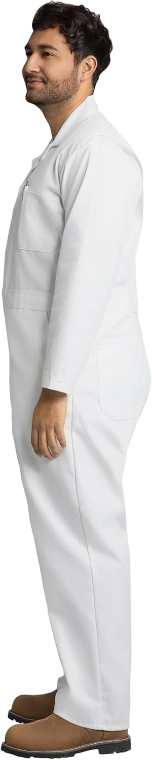 Red Kap Herren Twill-overall mit Rückenpartie Overall mit Twill XL Weiss, XL Weiß