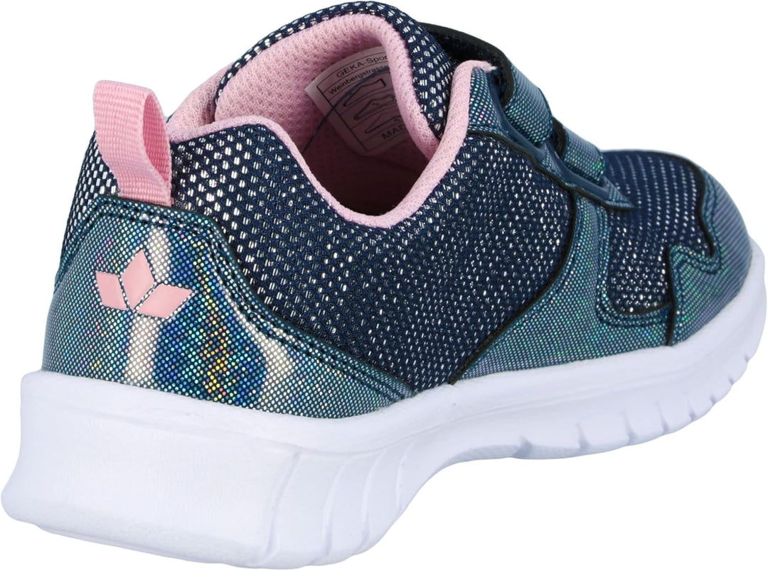 Lico Mädchen Jolly V Sneaker 23 EU Silber Rosa, 23 EU Silber Rosa