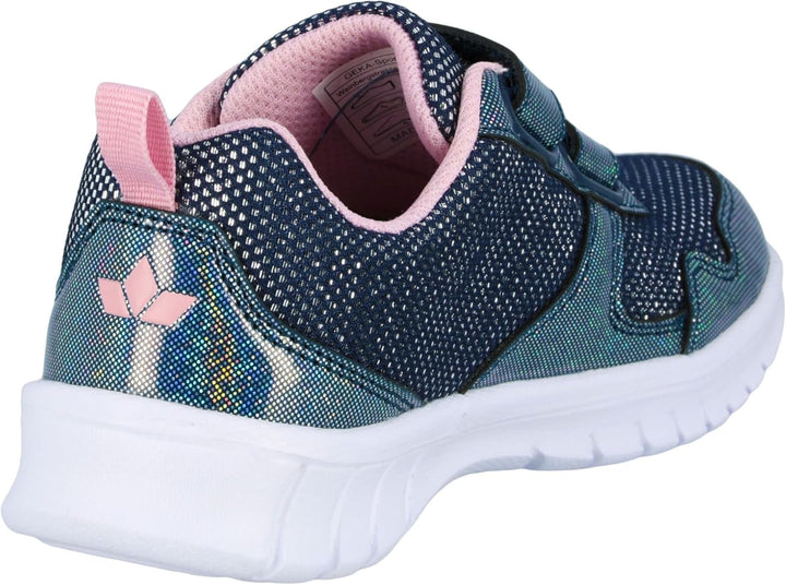 Lico Mädchen Jolly V Sneaker 22 EU Silber Rosa, 22 EU Silber Rosa