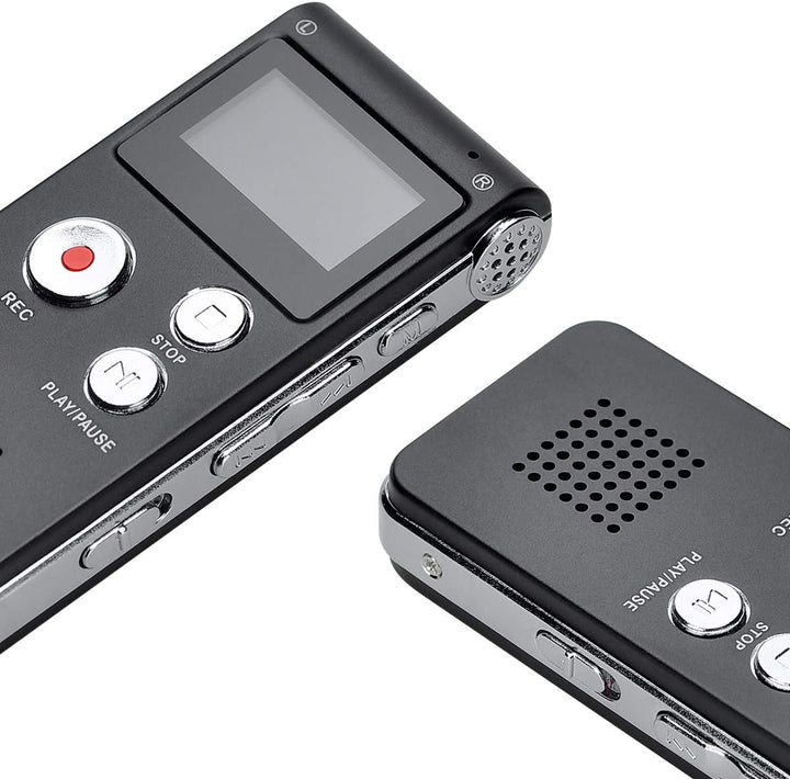 Lychee 8GB LCD Bildschirm Digitales Diktiergerät Aufnahmegerät Sprachaufnahme Audiorekorder Voice Re