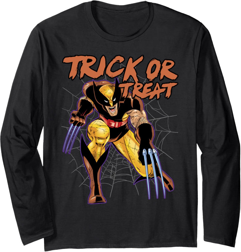 Marvel X-Men Halloween Wolverine Trick Or Treat Langarmshirt