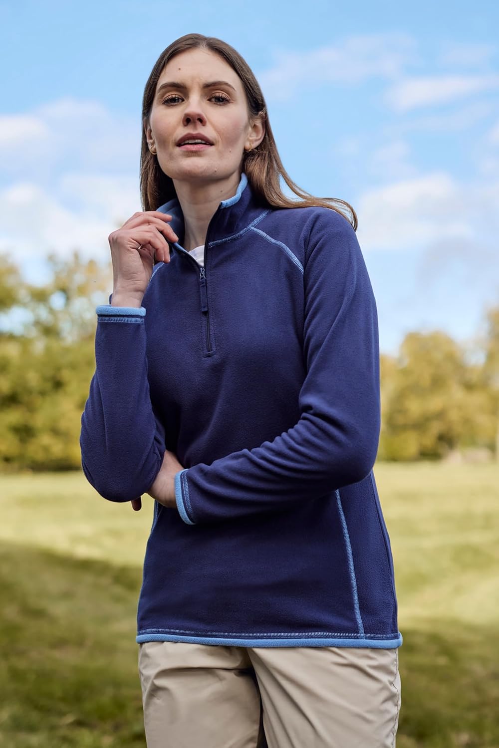Mountain Warehouse Montana Fleecejacke für Damen aus Microfleece - Atmungsaktiver Fleece-Pullover fü