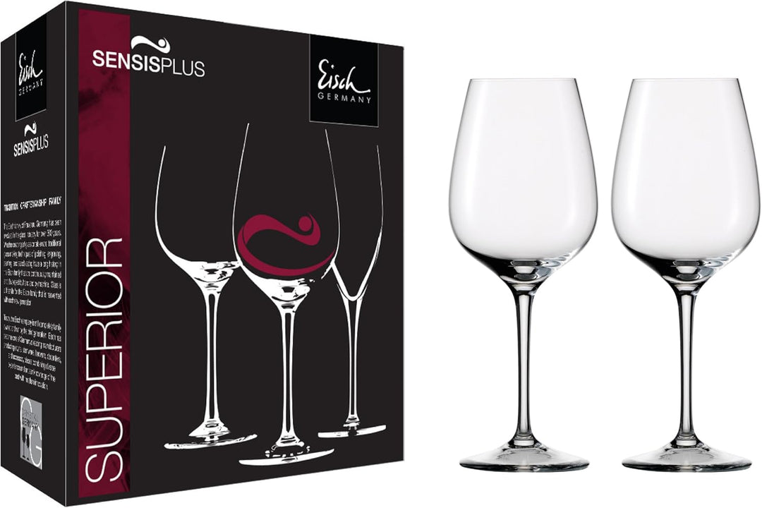 EISCH Superior Bordeaux-Kristall-Weinglas, Sensis Plus Belüftungstechnologie, blei-, spülmaschinenfe