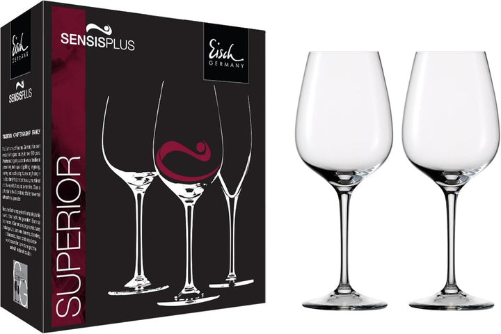 EISCH Superior Bordeaux-Kristall-Weinglas, Sensis Plus Belüftungstechnologie, blei-, spülmaschinenfe