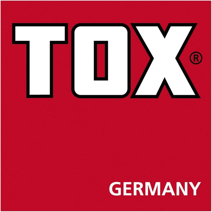 TOX Allzweck-Rahmendübel Apollo 10 x 100 mm, 50 Stück Dübel und 50 Schrauben, 049101231 10x100 mm Se