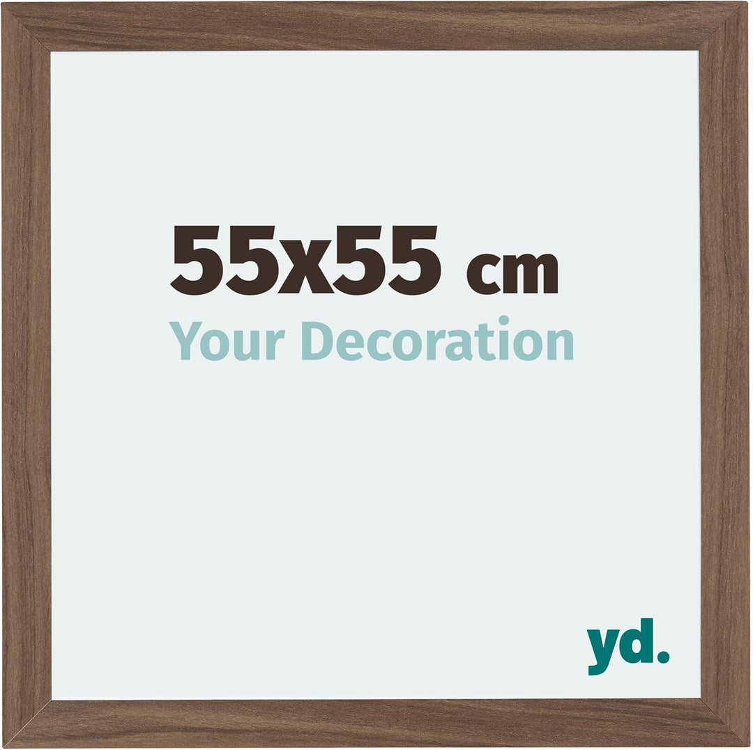 yd. Your Decoration - Bilderrahmen 55x55 cm - Bilderrahmen aus MDF mit Acrylglas - Antireflex - Ausg