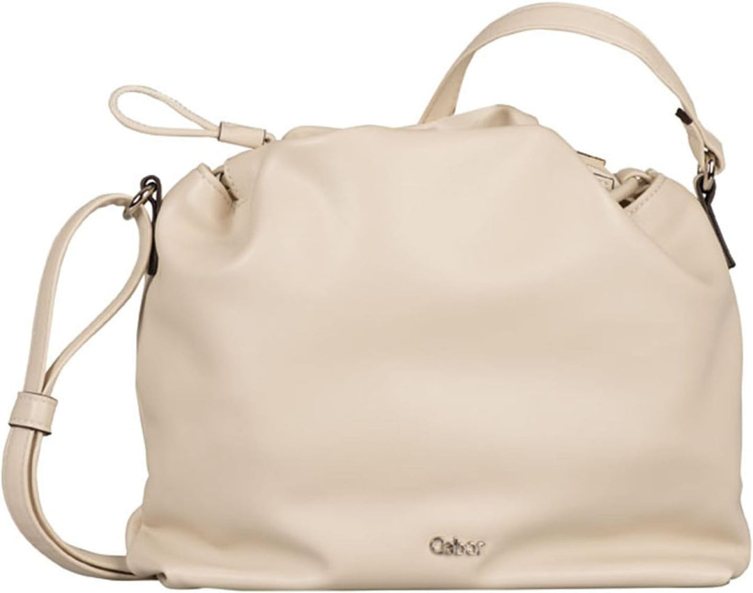 Gabor Damen Sarah Umhängetasche 28 x 10 x 24 (LxBxH) Off White, 28 x 10 x 24 (LxBxH) Off White
