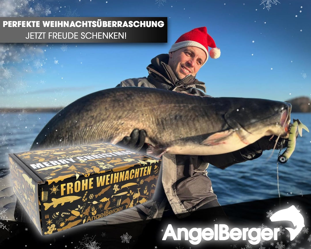 Angel Berger Angel Weihnachtsbox Angler Geschenk Weihnachten Petri Box Adventsgeschenk Weihnachtsbox