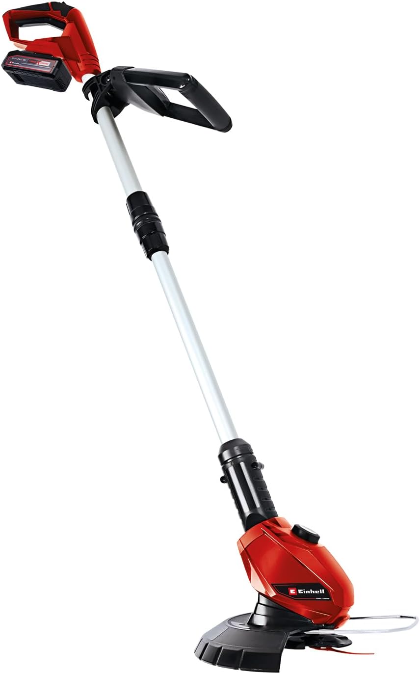 Einhell Akku-Rasentrimmer GE-CT 18 Li (1x 2,5 Ah) Power X-Change (18 V, Motorkopf drehbar und neigba