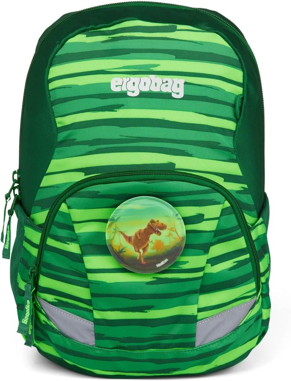 ergobag Ease Large Freizeitrucksack, Kindergartenrucksack, 10 Liter, 370 g L Bärtram - Grün, L Bärtr