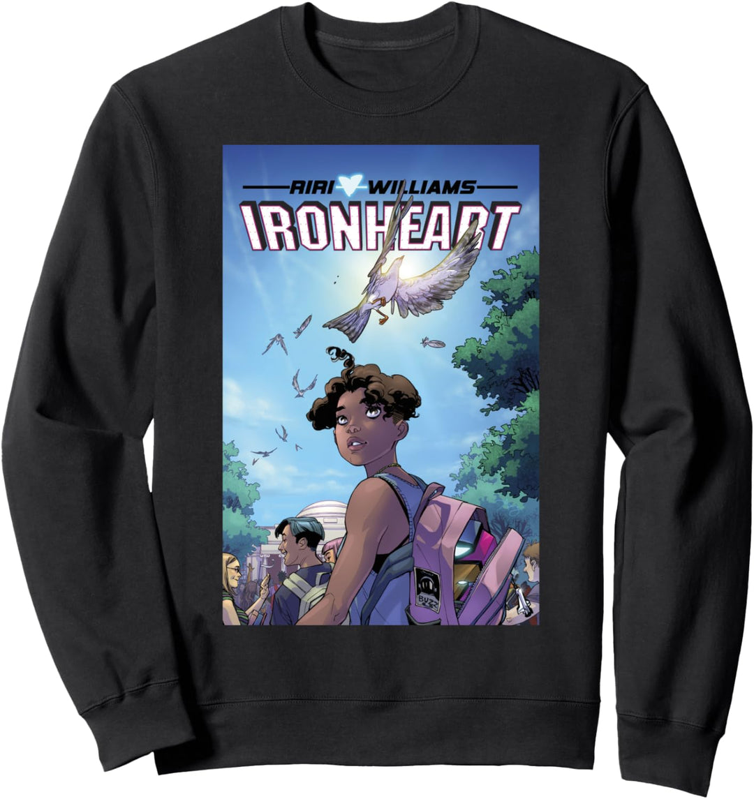 Marvel Ironheart Riri Williams Comic Cover Sweatshirt