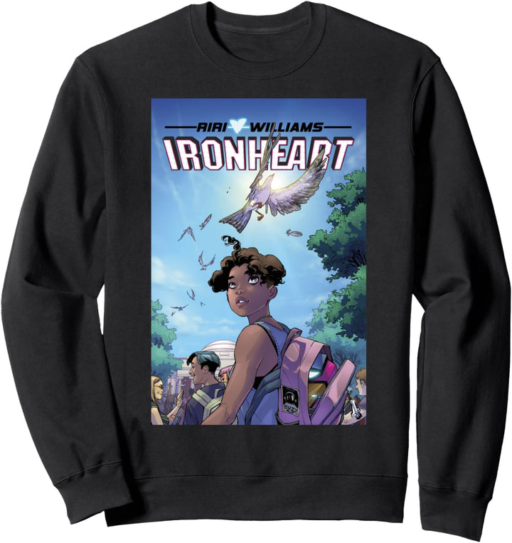 Marvel Ironheart Riri Williams Comic Cover Sweatshirt