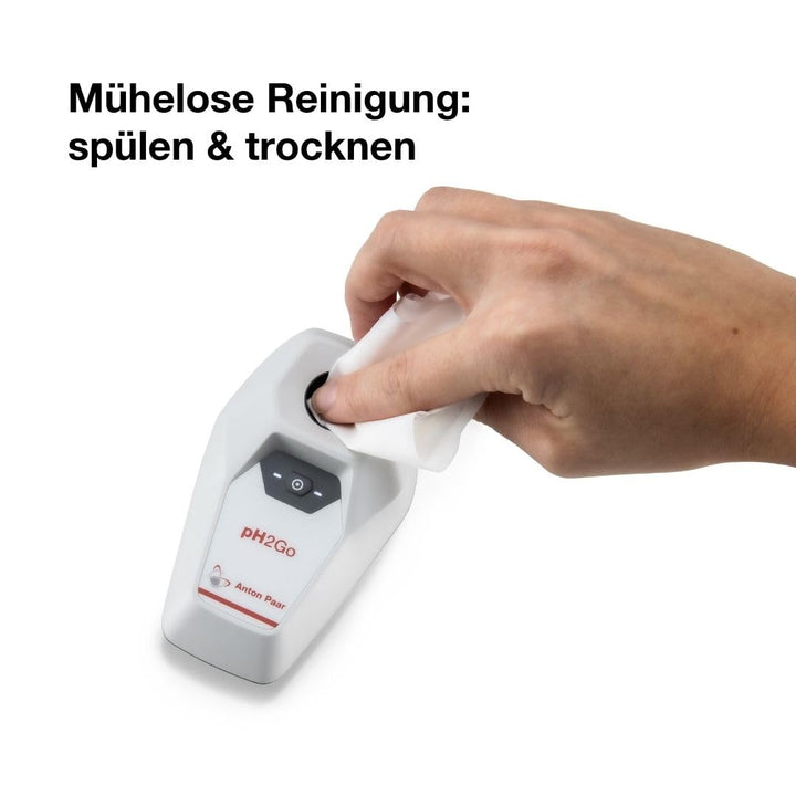 pH2Go - Digitales pH-Messgerät von Anton Paar – glasfreier ISFET-Sensor, einfache Kalibrierung (ATC)