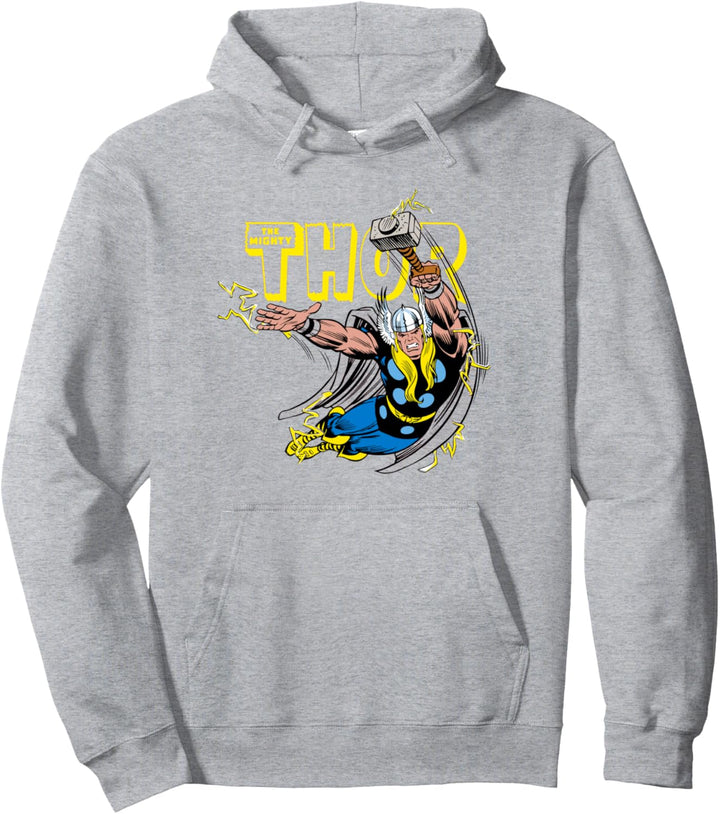 Marvel Thor Classic Retro Comic Pullover Hoodie