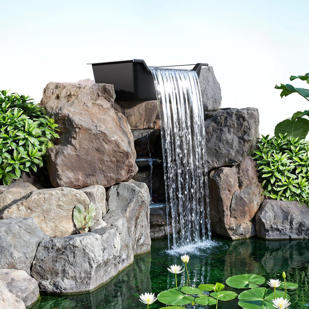 SunSun Wasserfall Bachlauf Wanne – Kaskadenwanne Bachlaufschale Teichwanne 75l