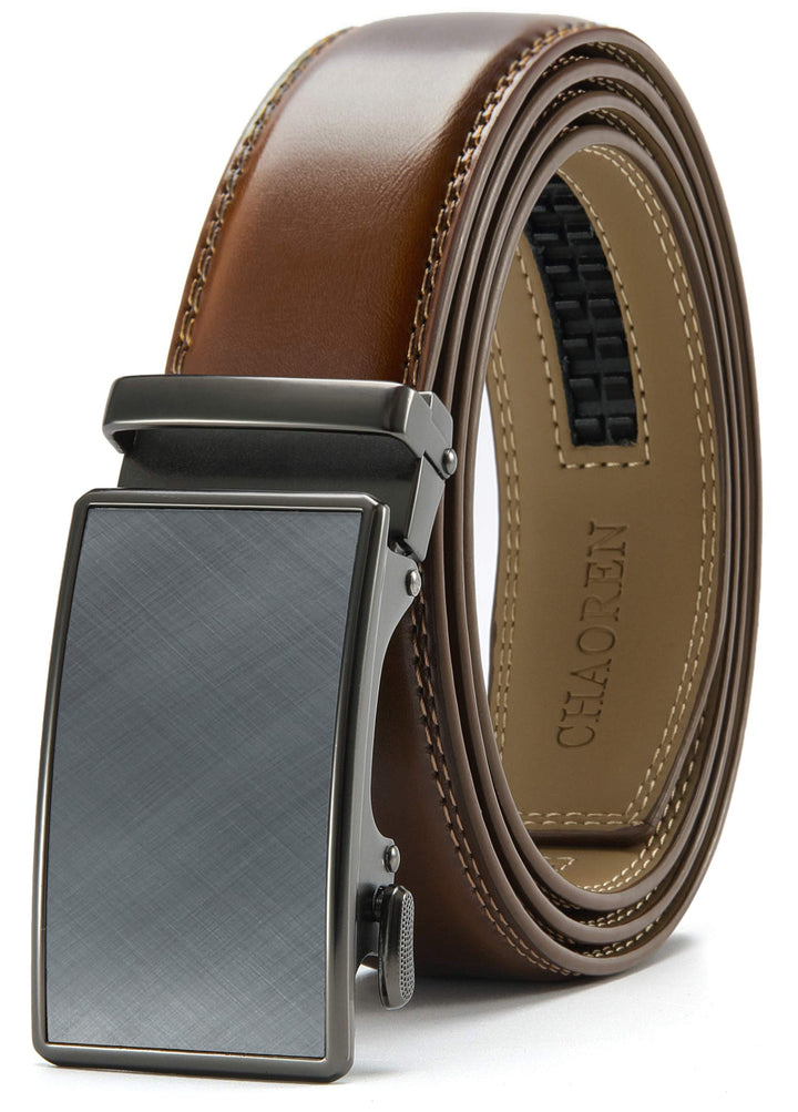 CHAOREN Automatik Gürtel Herren, Ledergürtel Herren, 35 mm Breit, Kürzbar | Präzise Anpassung für pe