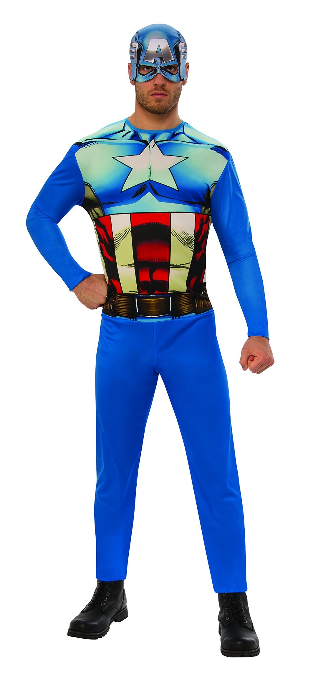 Rubies Marvel Captain America Kostüm für Herren, Grösse M, Erwachsene 820955-M)