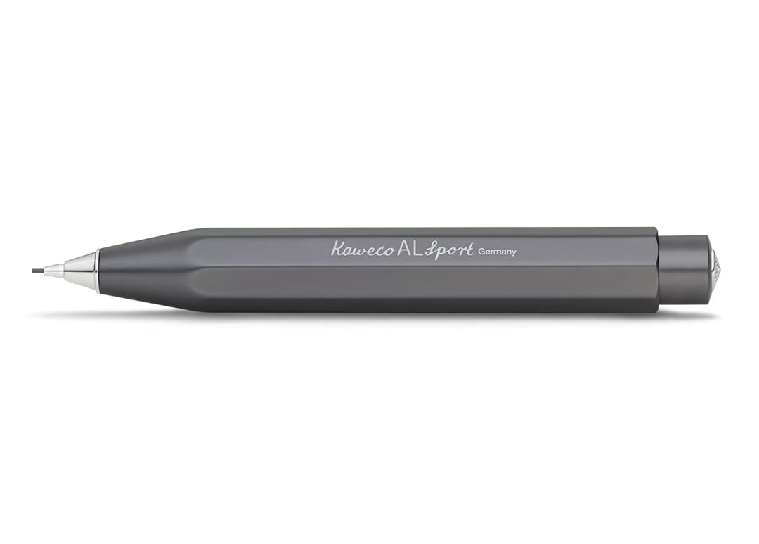 Kaweco AL Sport Druckbleistift 0.7mm HB I 12 g Minenbleistift aus hochwertigem Aluminium I Seidenglä