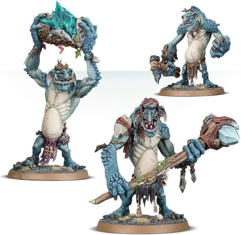 Games Workshop - Warhammer Age of Sigmar - Gloomspite Gitz: Rockgut Troggoths, Medium