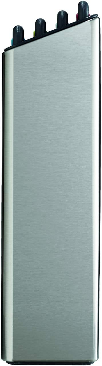 Joseph Joseph Folio 4-tlg. farbcodiertes Schneidebrett-Set, Slimline-Koffer für die organisierte Auf