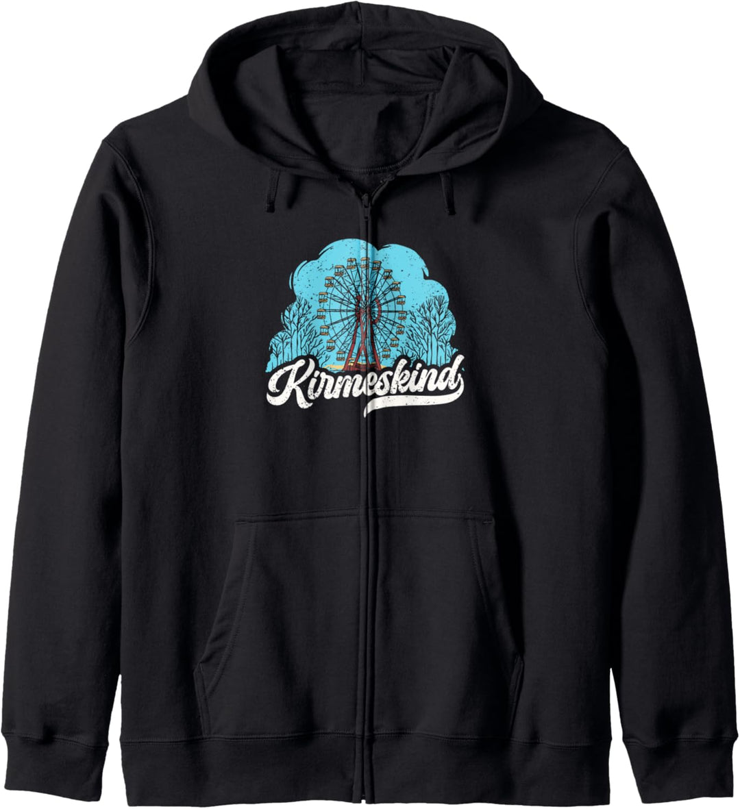 Kirmeskind Rummelplatz Jahrmarkt Riesenrad Kapuzenjacke