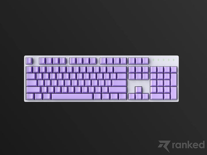 Ranked Leeres Premium-Tastenkappen-Set | 1,4 mm Dickes PBT | Cherry-Profil für Mechanische Tastatur