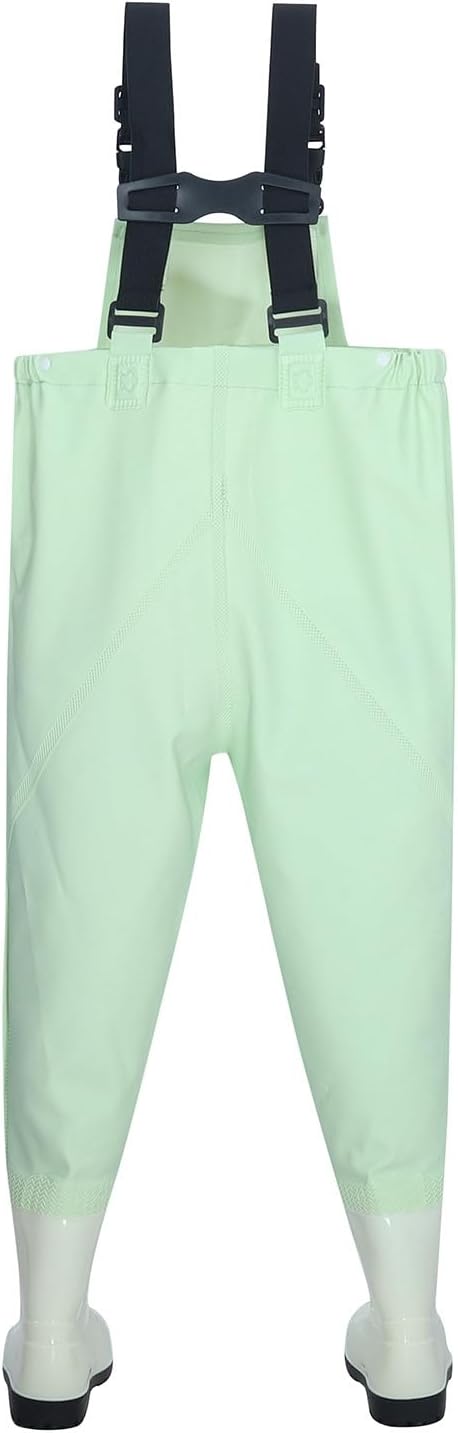 Wathose Kinder Wasserdicht mit Stiefel Kinderwathose Matschhose Jungen Anglerhose mit Stiefel Mädche