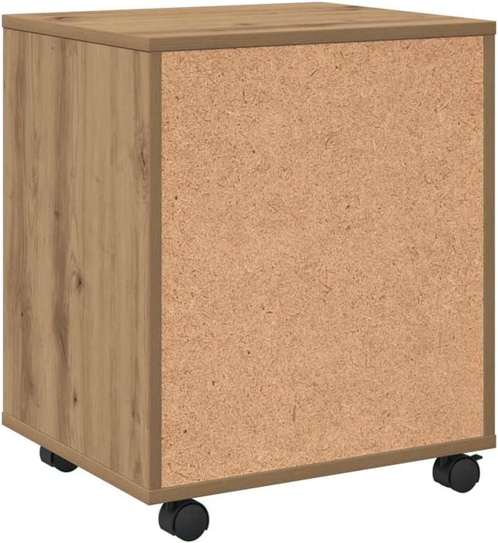 vidaXL Rollcontainer, Aktenschrank mit Stauraum, Rollschrank für Büro Arbeitszimmer, Bürocontainer B