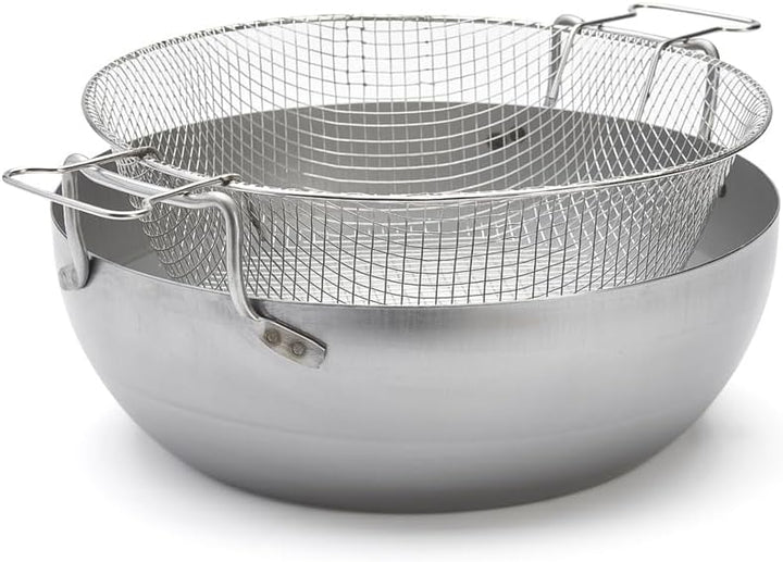DE BUYER Frittierbehälter, rund, Blech, ohne Korb Diámetro 40, Diámetro 40